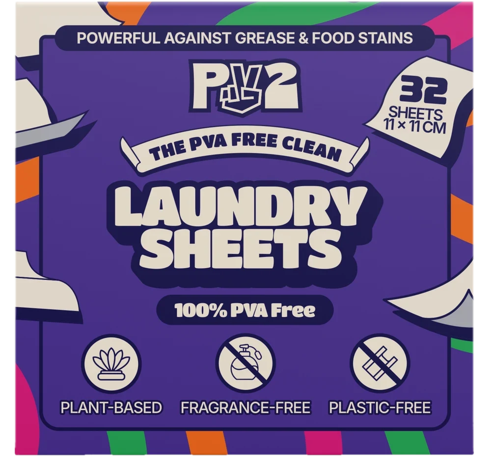 PV2 laundry sheets box, front